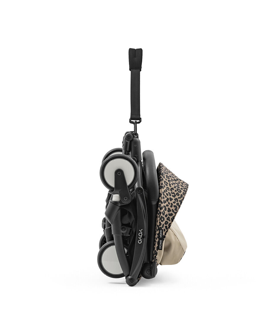Stokke® YOYO³ stroller from 6 months, Leopard with Black Frame, mainview galery image 9