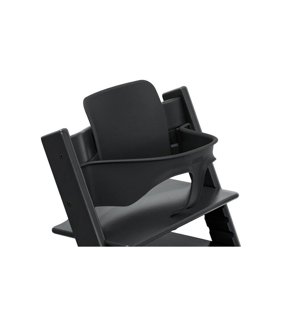 Tripp Trapp® Chair Black with Baby Set. Close-up. view 79