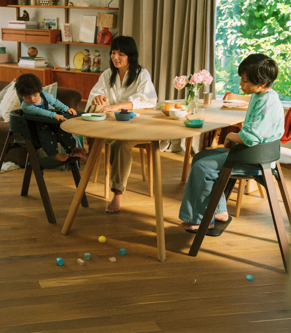 Stokke® Steps™ High Chair, White/Natural, mainview galery image 11