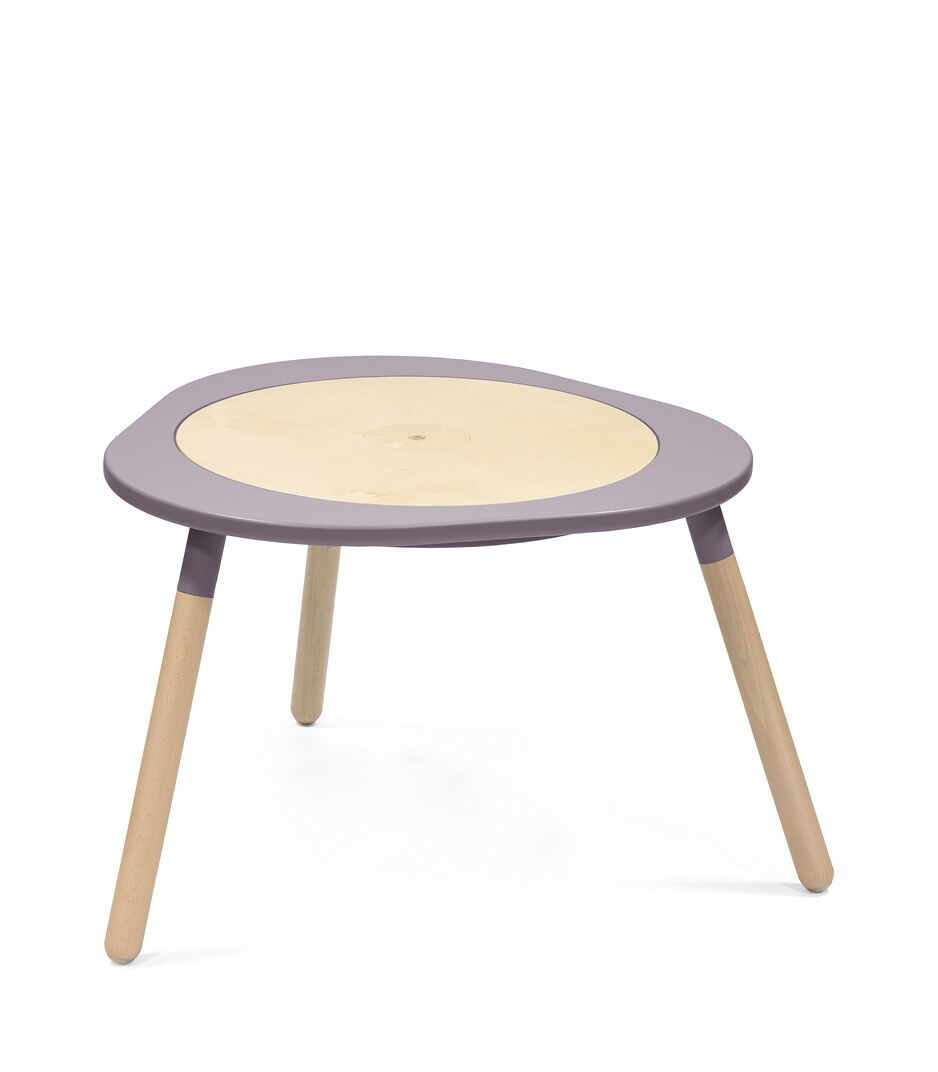 Stokke® MuTable™ Table. Natural/Clover Lilac. With Leg Extension. galery image 8