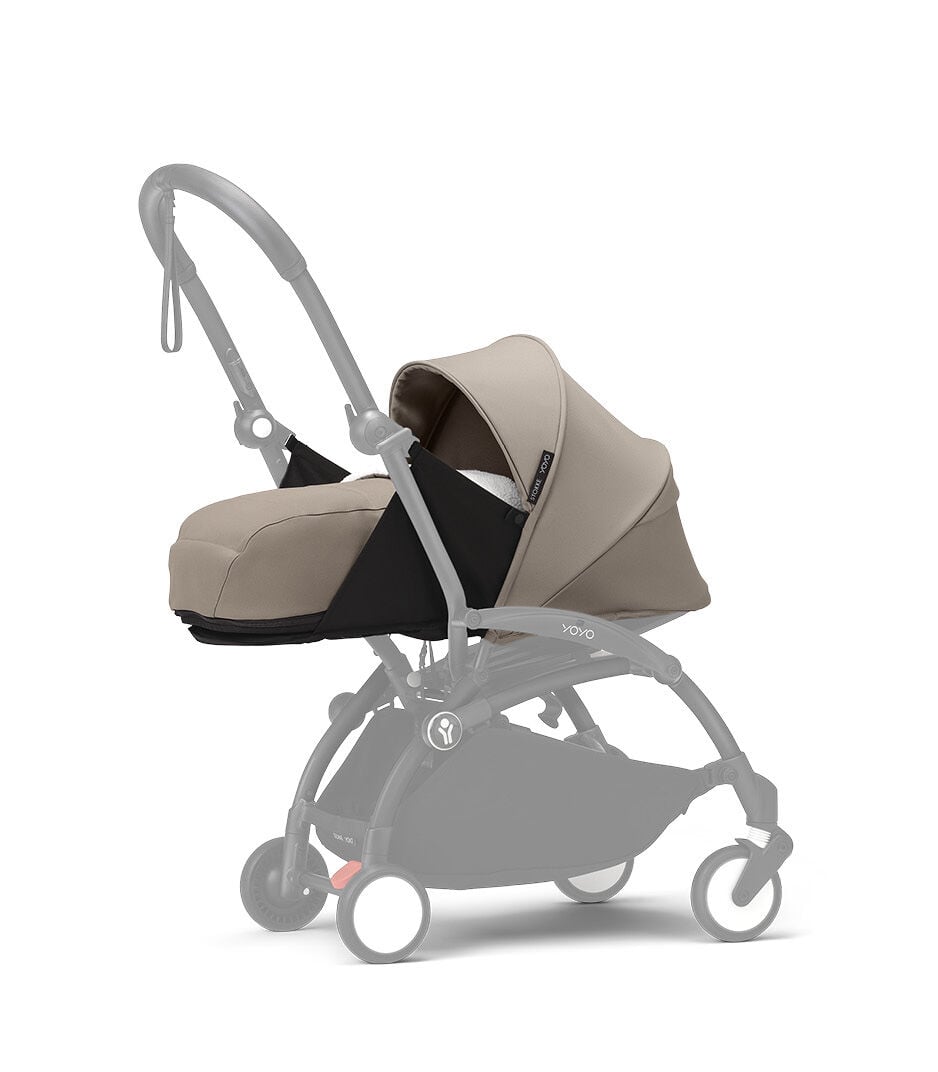 Stokke® YOYO3® 0+ Taupe. Shadowed frame (Black).