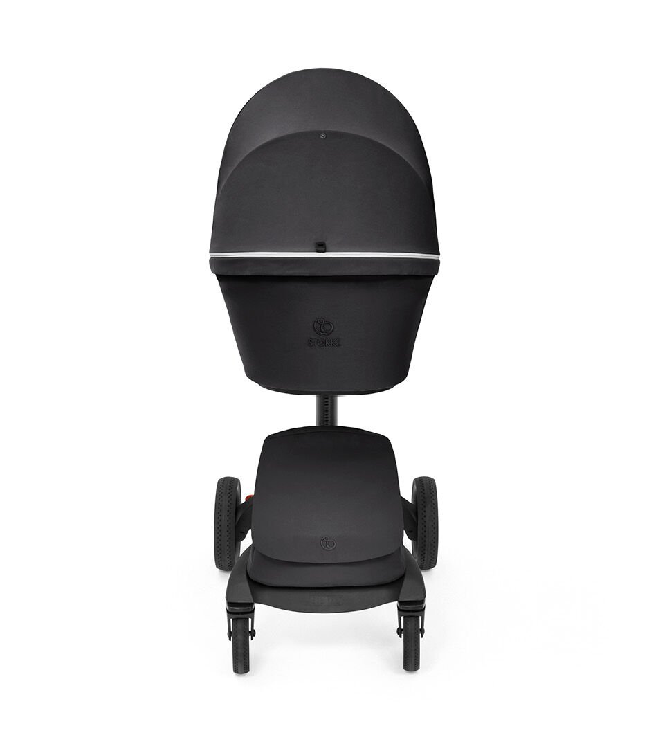 Stokke® Xplory® X Rich Black Stroller with Seat.