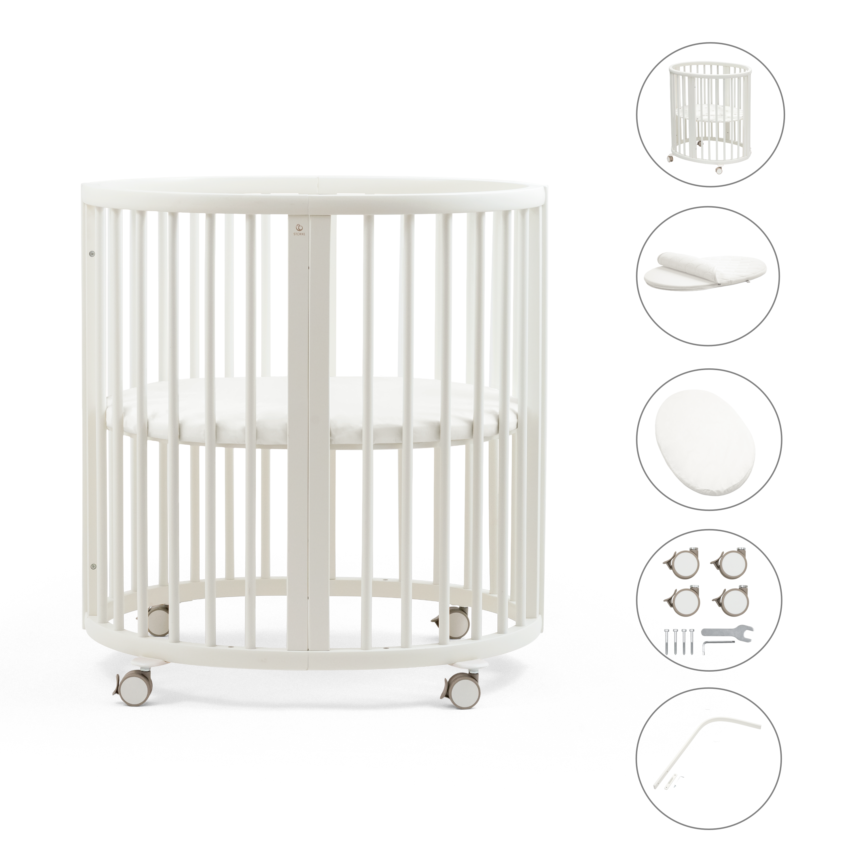 Stokke® Sleepi™ Mini Crib: The Perfect Convertible Crib for Your