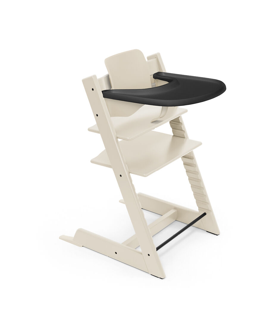 Tripp Trapp® high chair Vanilla White, with Baby Set. Stokke® Tray Black. galery image 43