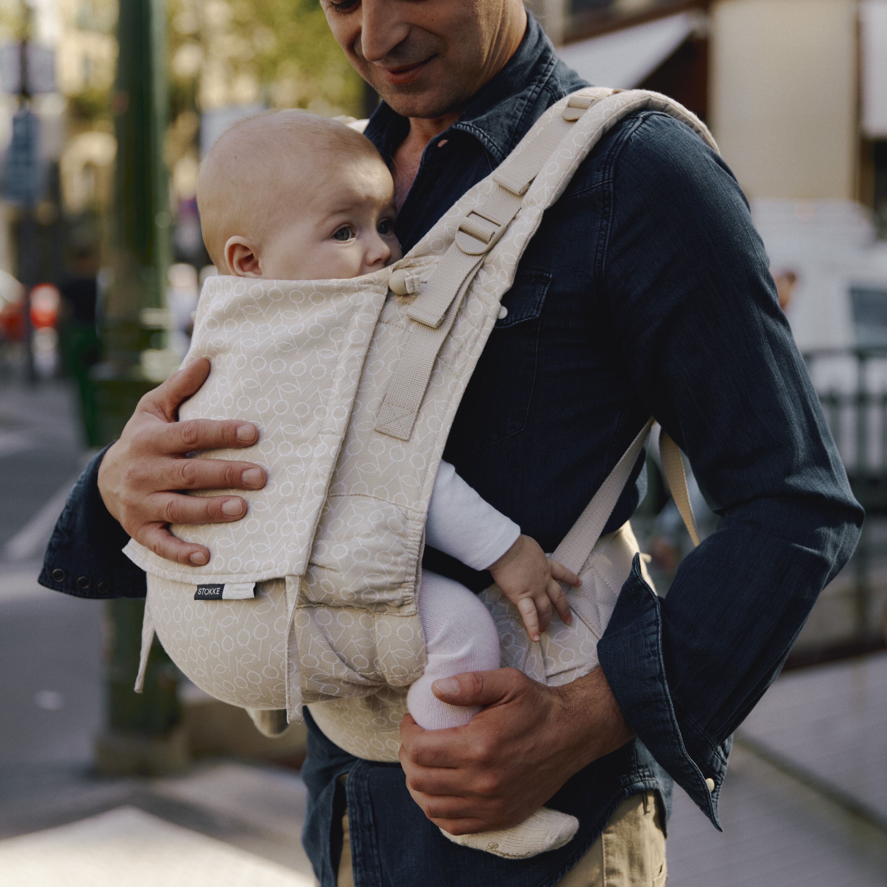 Stokke® Limas™ Carrier Flex Bonpoint Beige, Bonpoint Beige, mainview