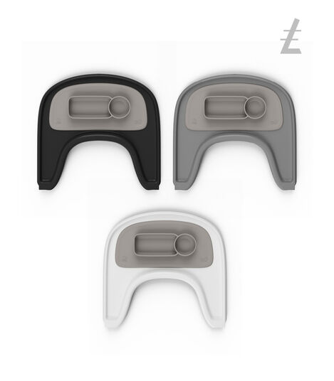 ezpz™ by Stokke™ placemat for Stokke® Tray Soft Grey, Soft Grey, mainview view 4