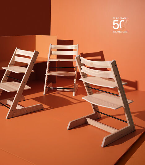 Tripp Trapp® 50th Anniversary Chair Ash Natural, 50th Anniversary, mainview view 6