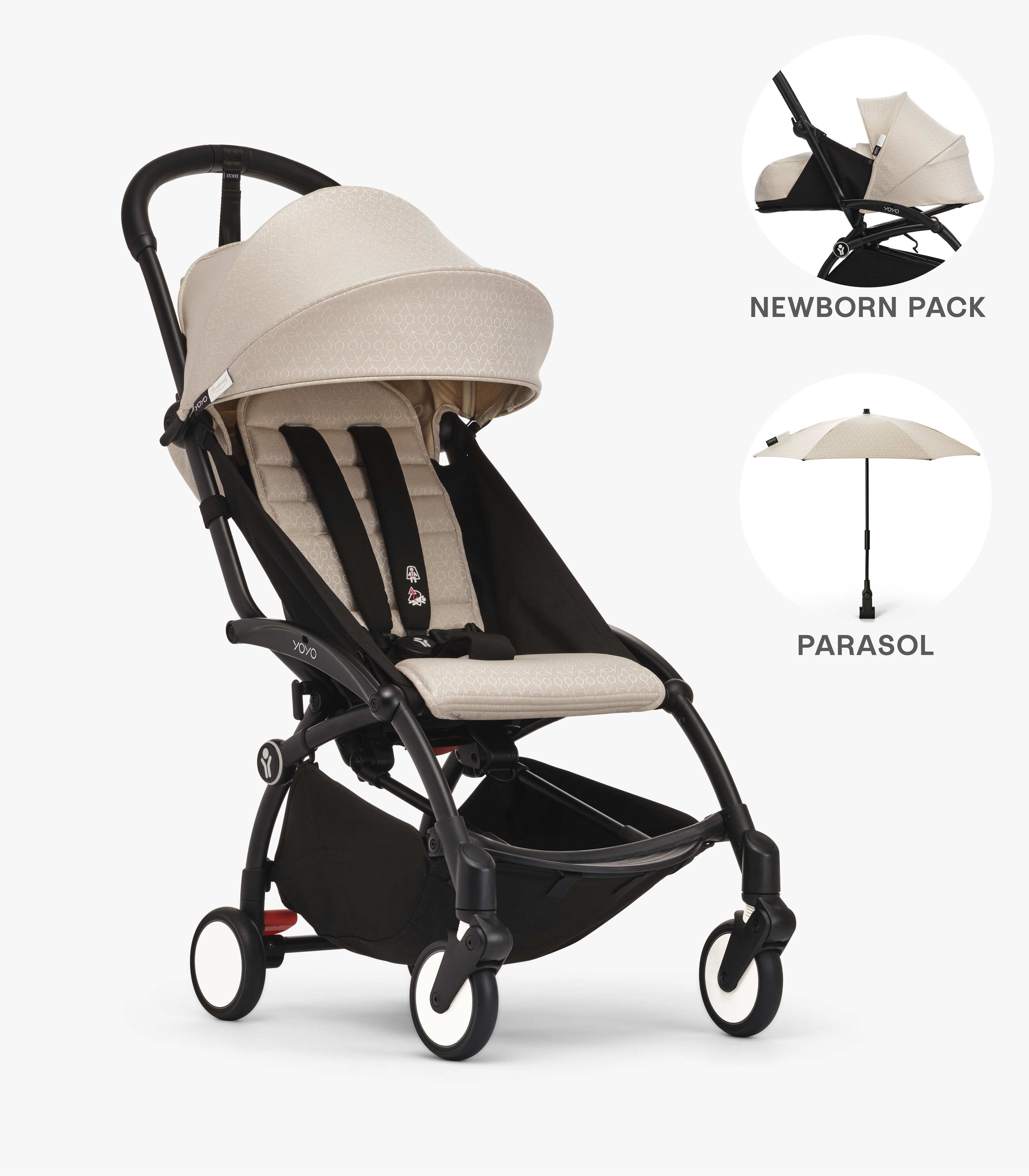 요요® x 봉쁘앙 - 신생아부터 유아까지 사용하는 유모차팩, , mainview