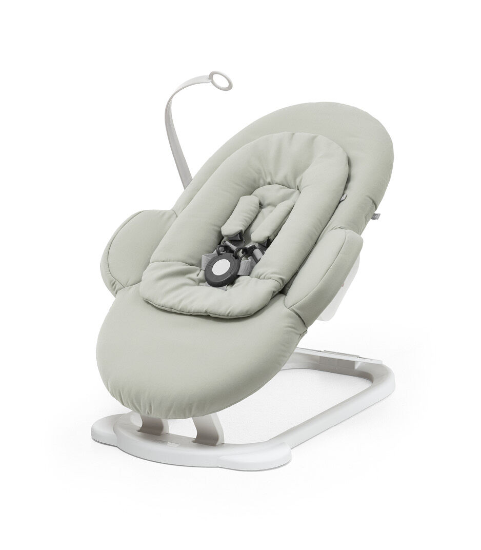 Stokke® Steps™ Wippe, Soft Sage / Gestell in White, mainview