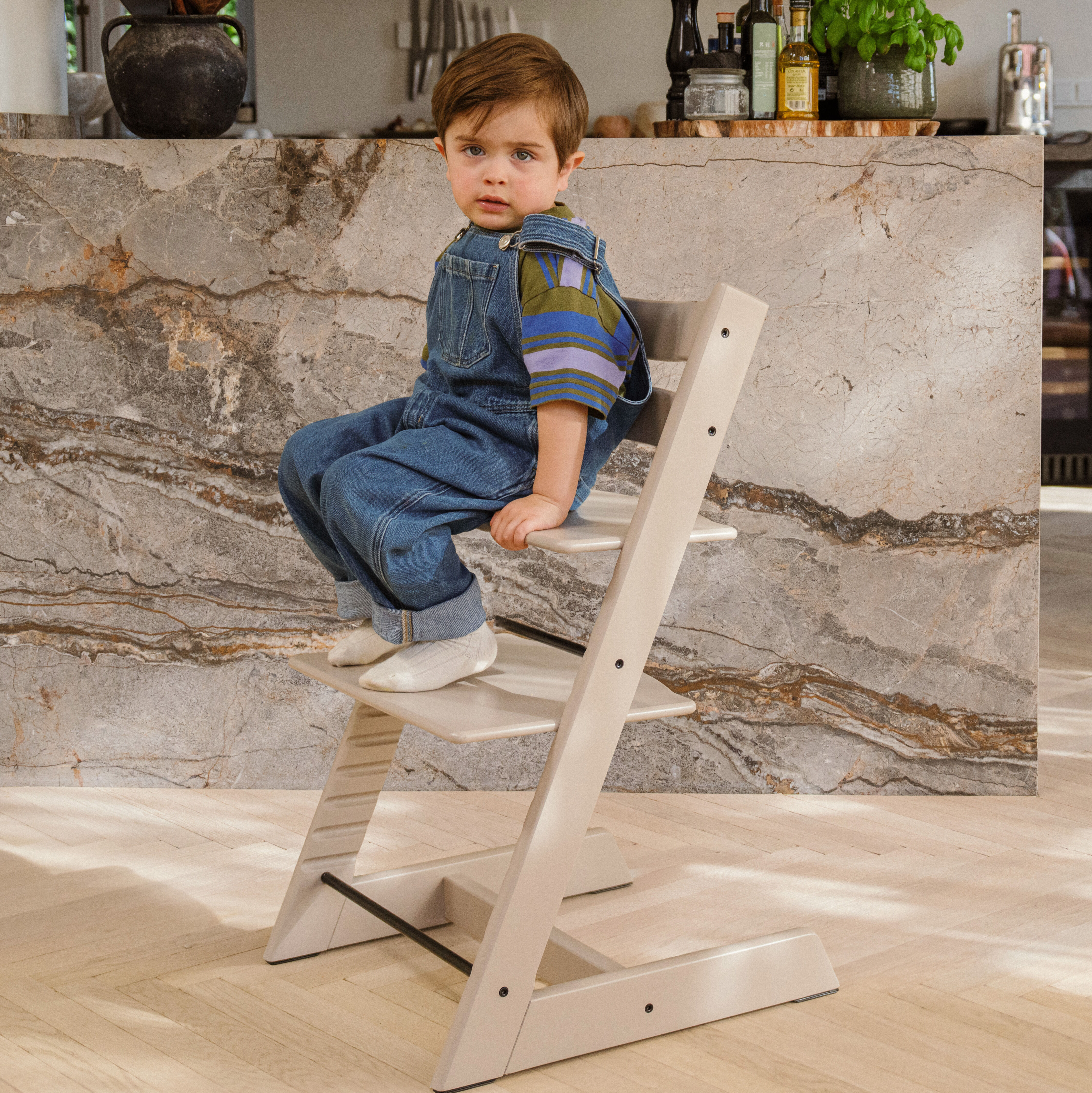 Tripp Trapp® Chair Cashmere Grey, Cashmere Grey, mainview
