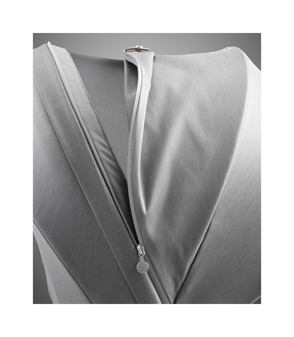Stokke® Xplory® X Modern Grey Stroller Detail Canopy Ventilation galery image 9