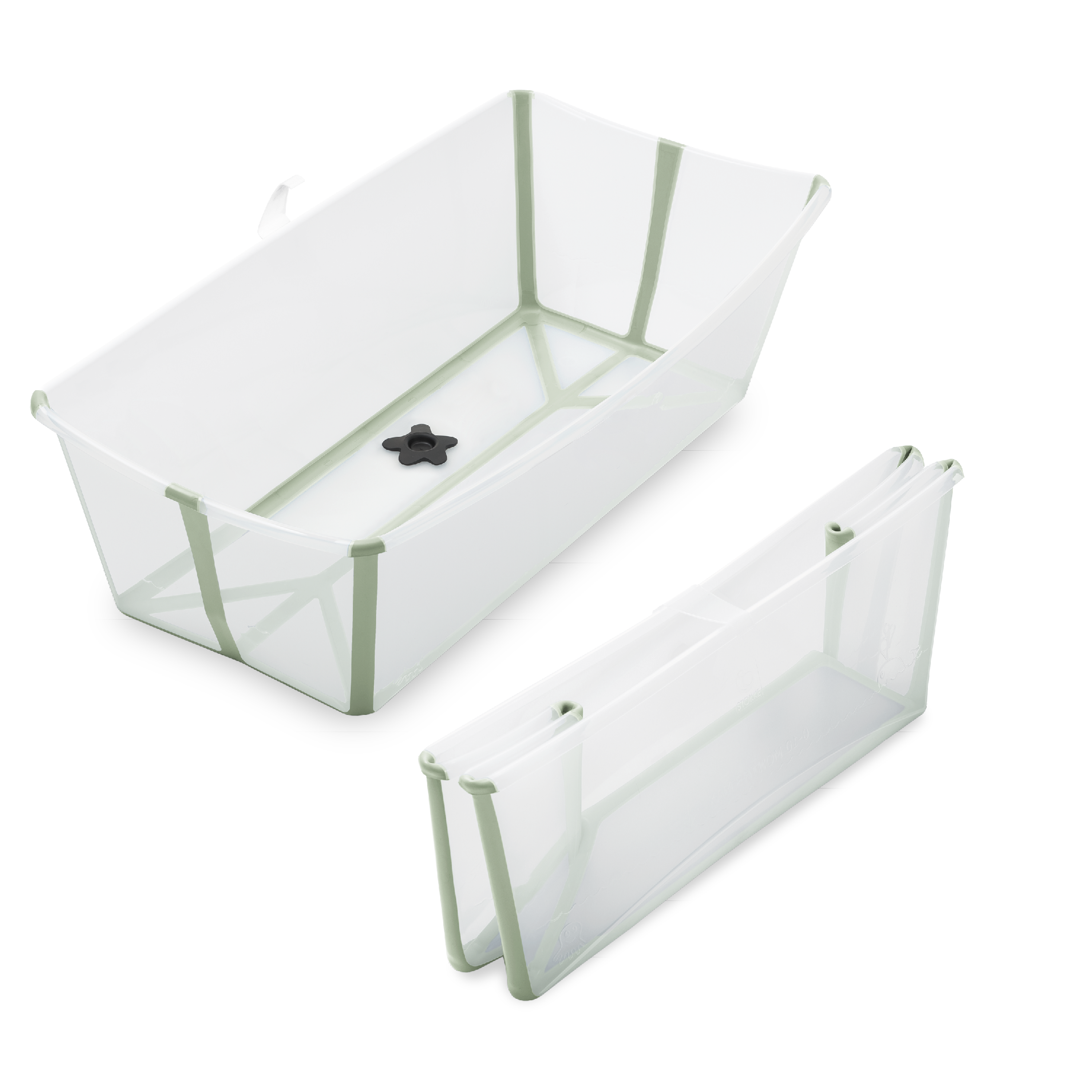 Stokke® Flexi Bath® Badewanne X-Large, Transparent Green, mainview Galeriebild 6