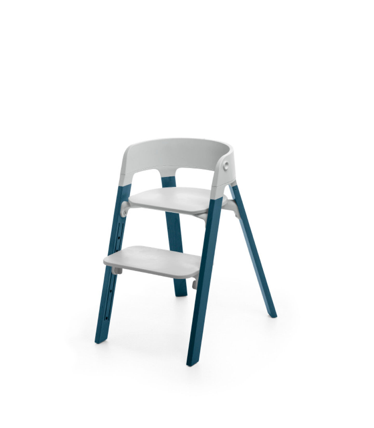 Stokke&reg; Steps&trade; Midnight Blue with Light Grey seat.