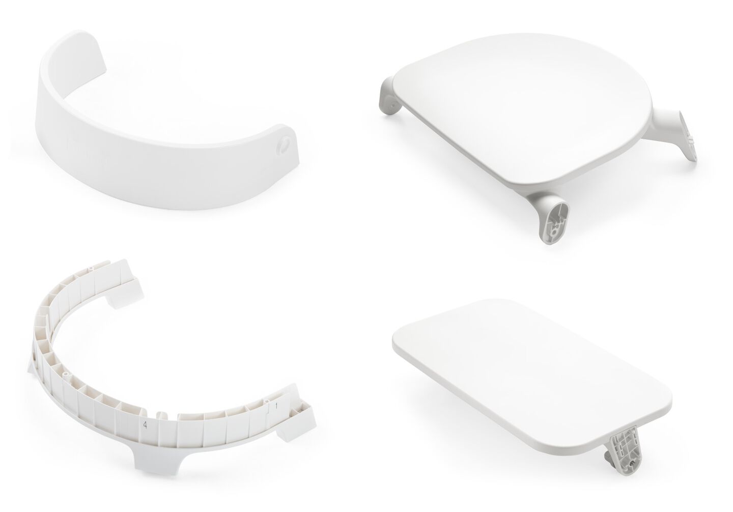 Stokke Steps Chair Seat White Stokke Steps Seat Plastic Parts