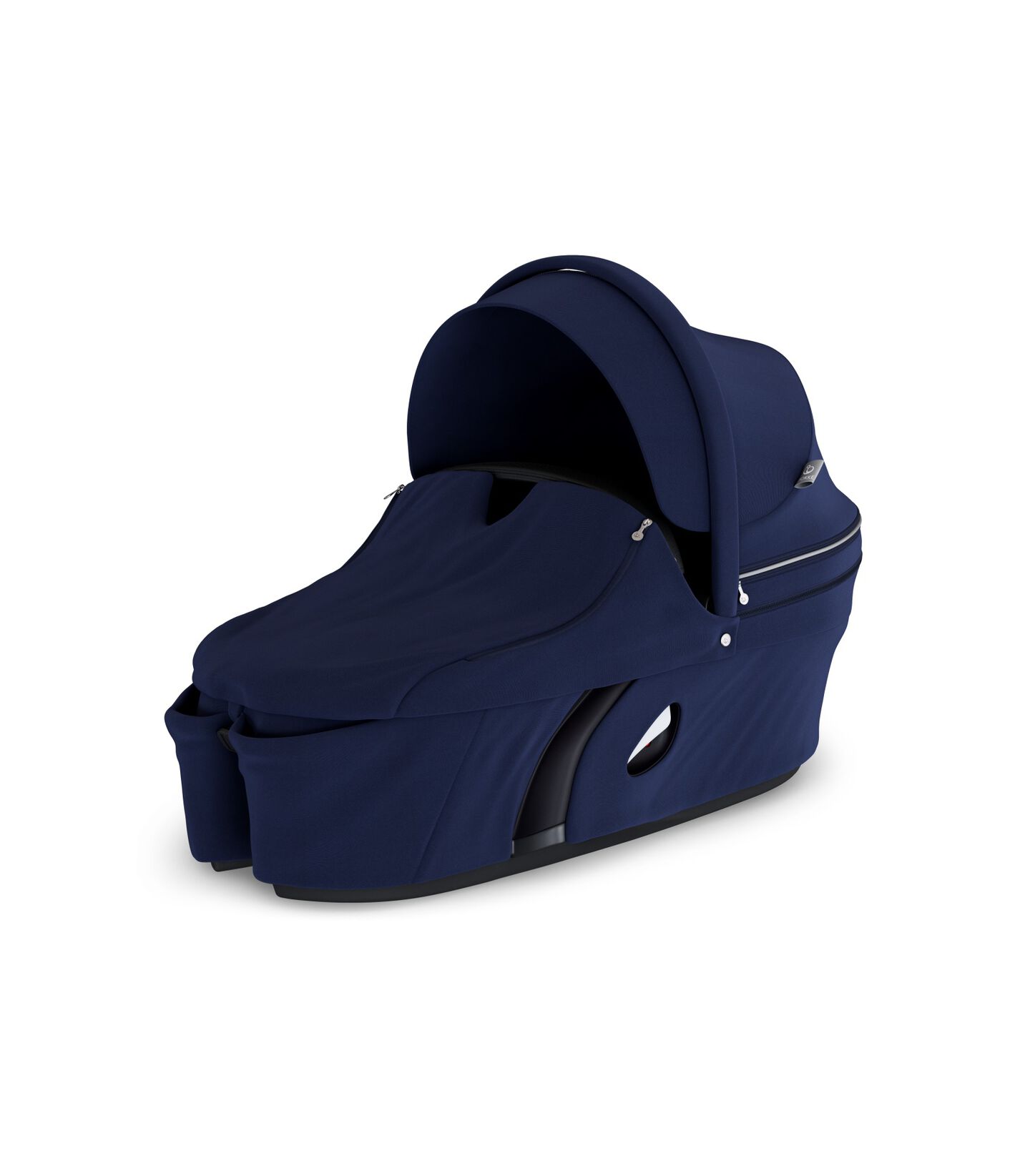 Stokke&reg; Xplory&reg; Carry Cot Deep Blue. With Storm Cover.