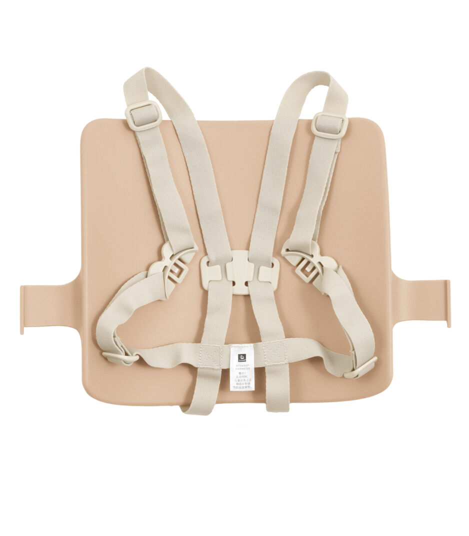 Tripp Trapp® Baby Set2 back rest, Natural. US variant with Stokke Harness, Beige.