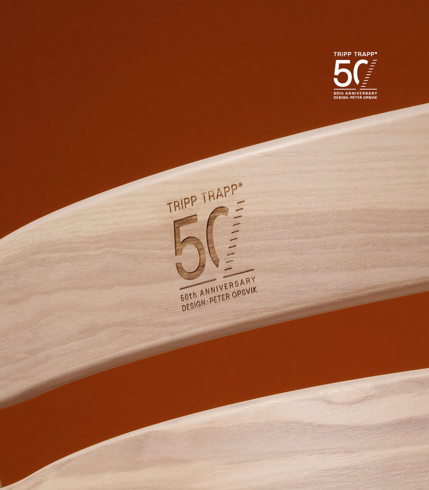 Tripp Trapp® Ash Limited Edition, 50th Anniversary. Ash Mixed. Detail. view 4