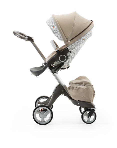 Stokke&reg; Stroller Seat Style Kit Grid with Stokke&reg; Xplory&reg; chassis, Beige Melange