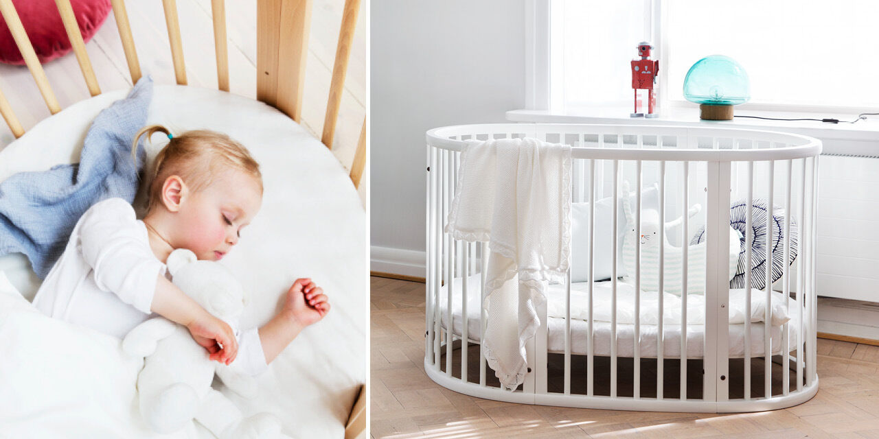 oval shaped crib