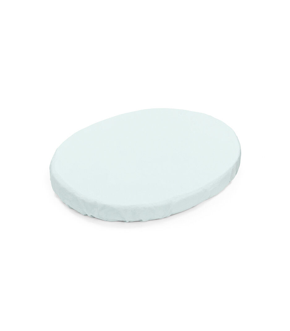 Stokke® Sleepi™ Mini Spannbettlaken Powder Blue, Powder Blue, mainview