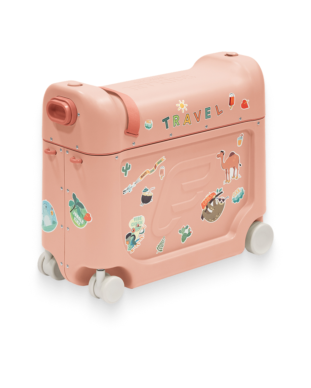Stokke® JetKids™ BedBox™ - Ride-on kuffert og seng, Coral Pink