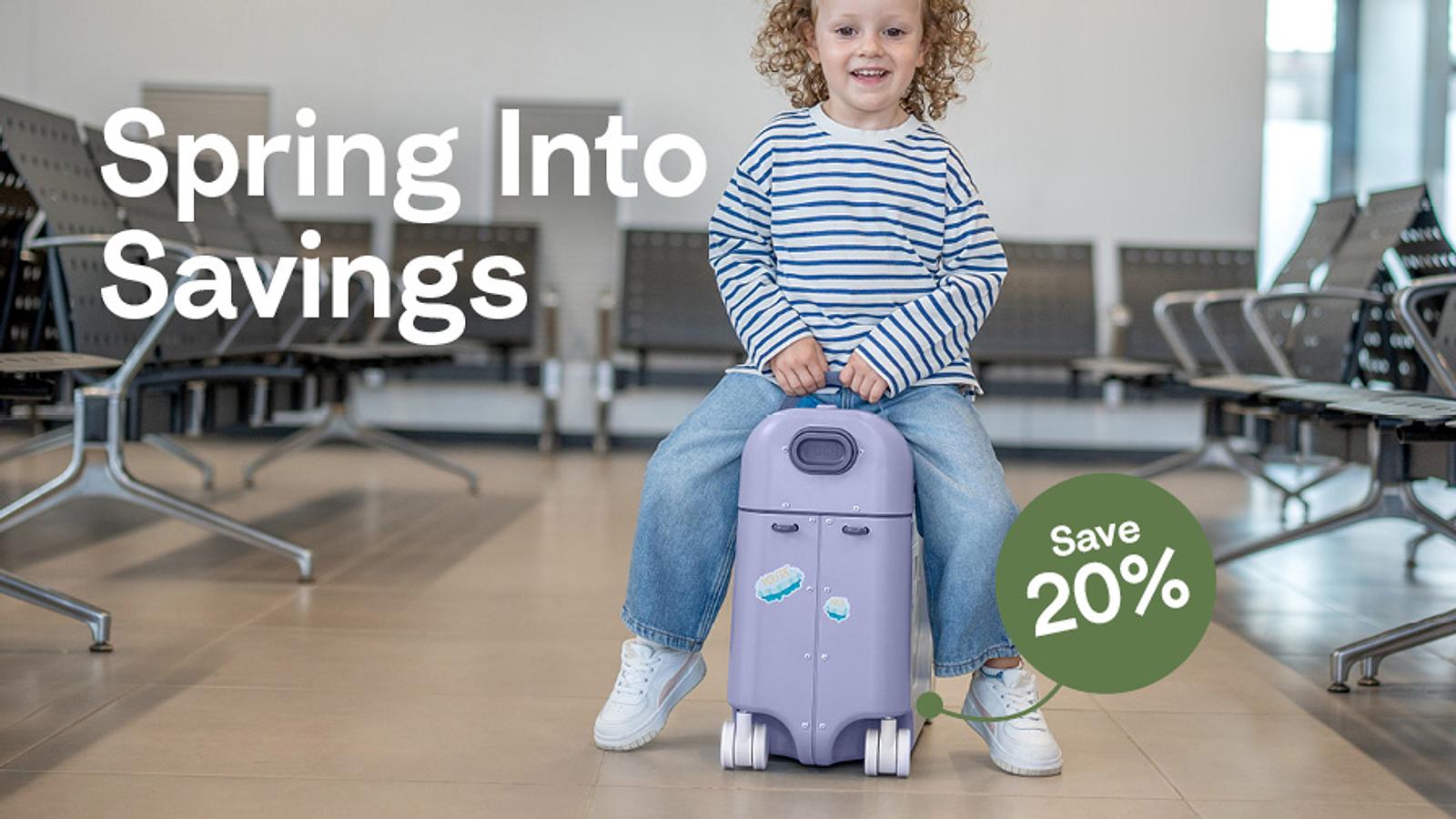 spring into savings - save 20% on jetkids