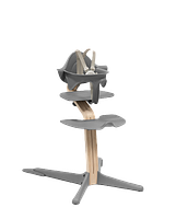 Nomi high chair in grey natural