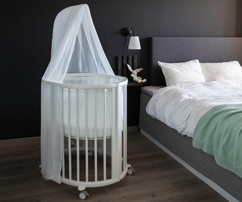 Keep you and your baby in a different room when possible to guarantee both your own place for sleeping.