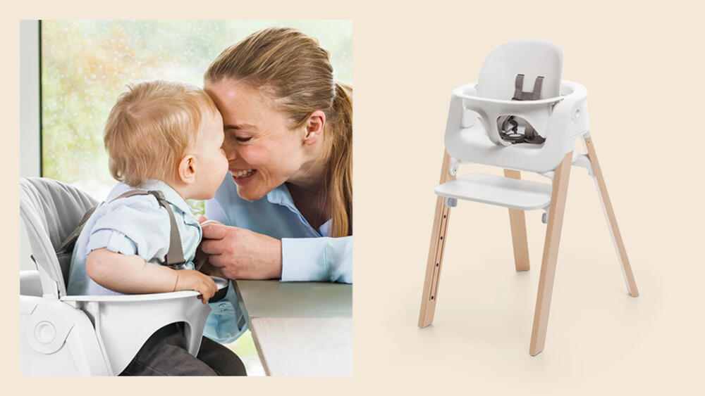 mother with child in steps product set