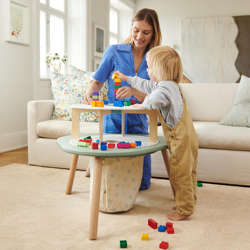 Mum playing with a child 