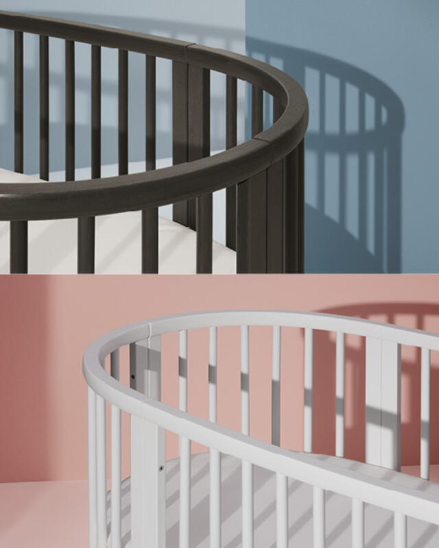 Convertible Baby Beds, Oval Cribs & Bedding Stokke® USA