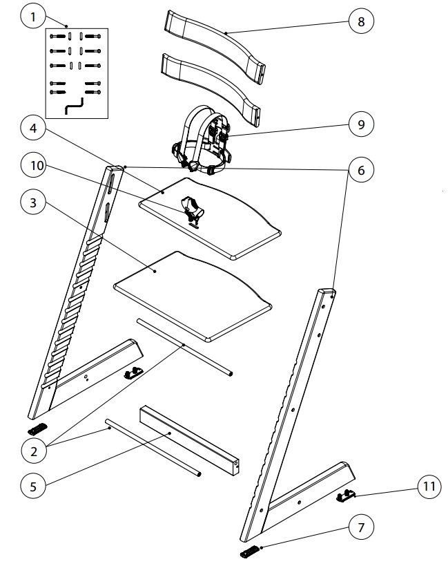 Tripp Trapp Spare Parts