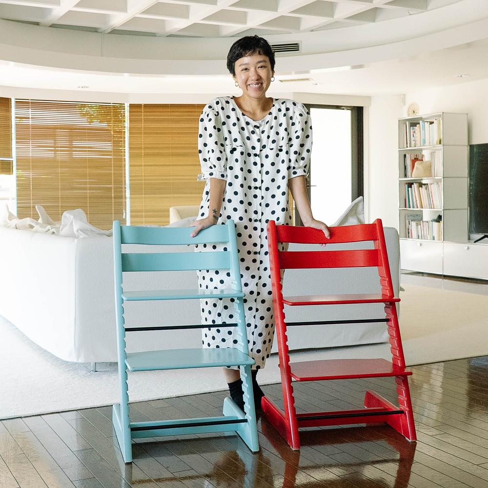 ストッケ トリップトラップ 現行型　レッド トリップ トラップ 秋の新色ウォームレッド登場 | 株式会社