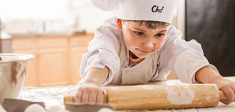 Child baking