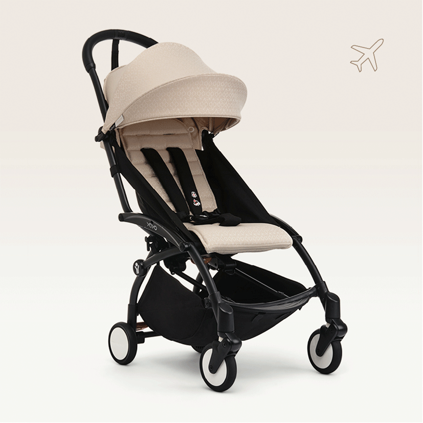 Pinoyoyo2 6+ Bonpoint ブラックフレームレッグレスト付 YOYO® x Bonpoint 6+ Stroller Textile Pack | Stokke | Stokke