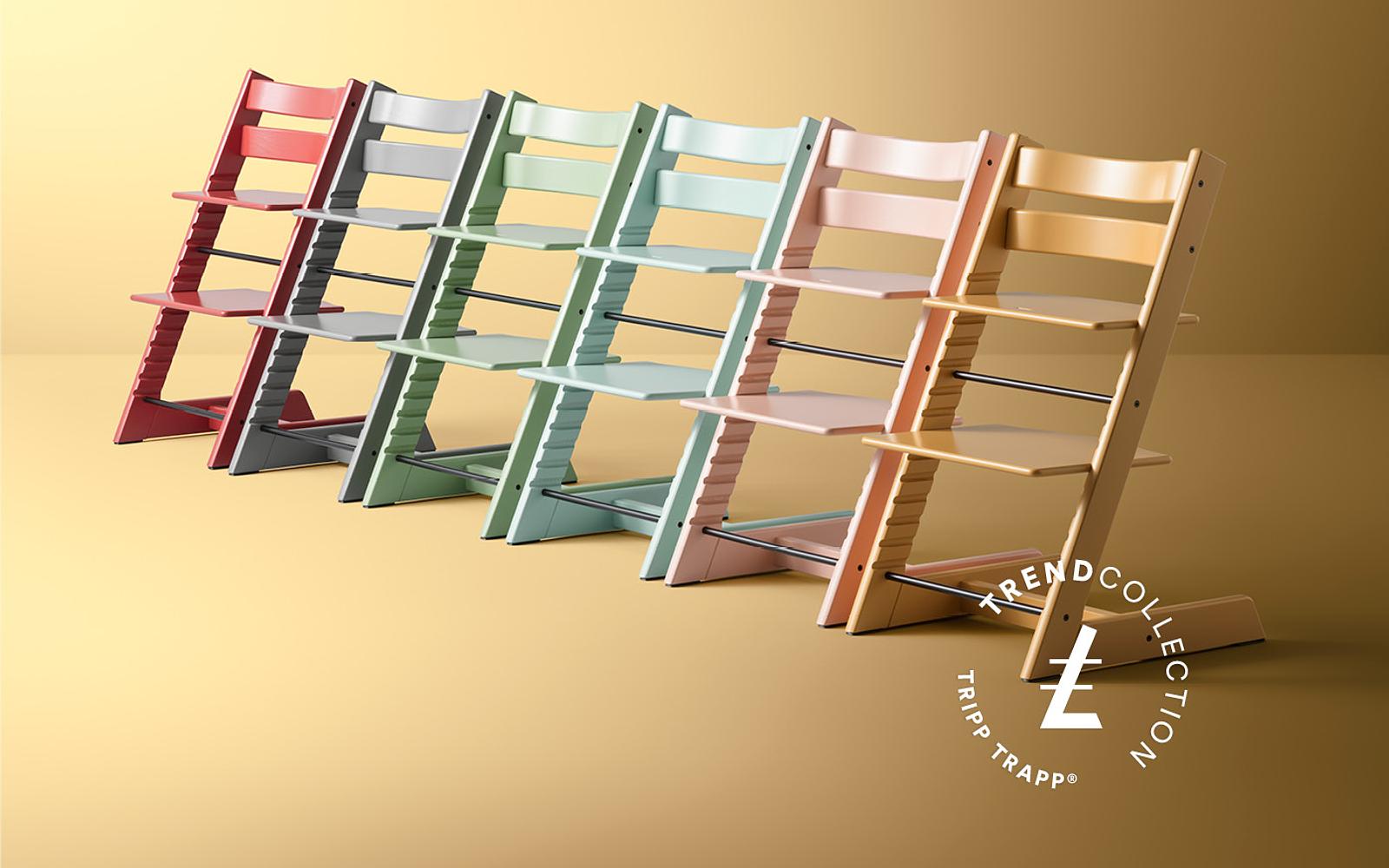 新色サンフラワーイエローのトリップ トラップ チェア - 元気な