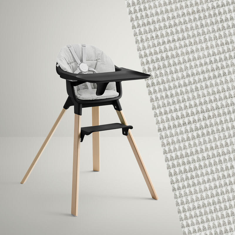  Stokke Tripp Trapp - Cojín clásico, color gris nórdico, par con  silla Tripp Trapp y silla alta para apoyo y comodidad, lavable a máquina,  se adapta a todas las sillas Tripp