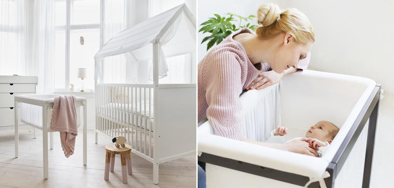 The Stokke Home Collection provides a full Scandinanvian nursery