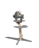 Nomi high chair in grey natural