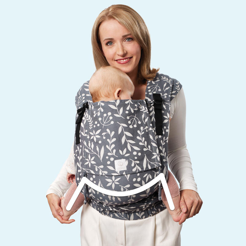 Stokke® Limas™ Carrier Plus Front Carrying: Spread Squat Position