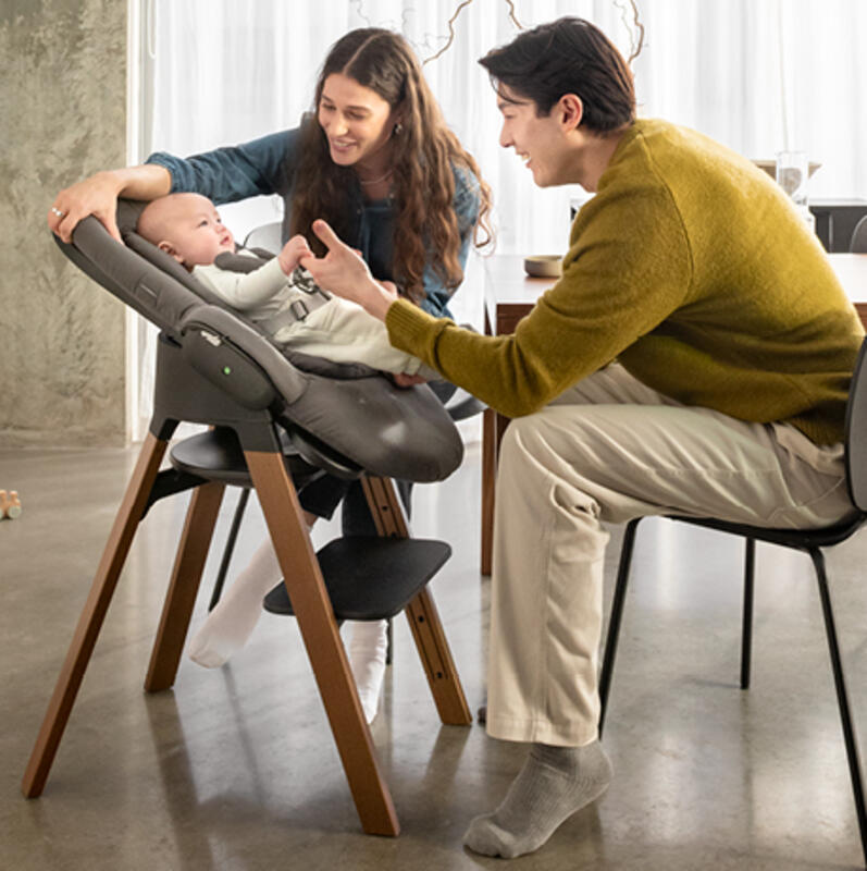 新到着 4074 ストッケ ステップス チェア レッグ オーク ブラック