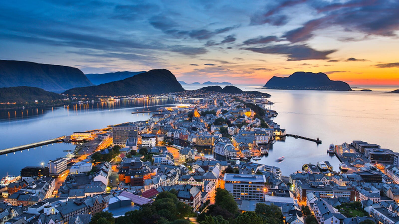 Alesund from above