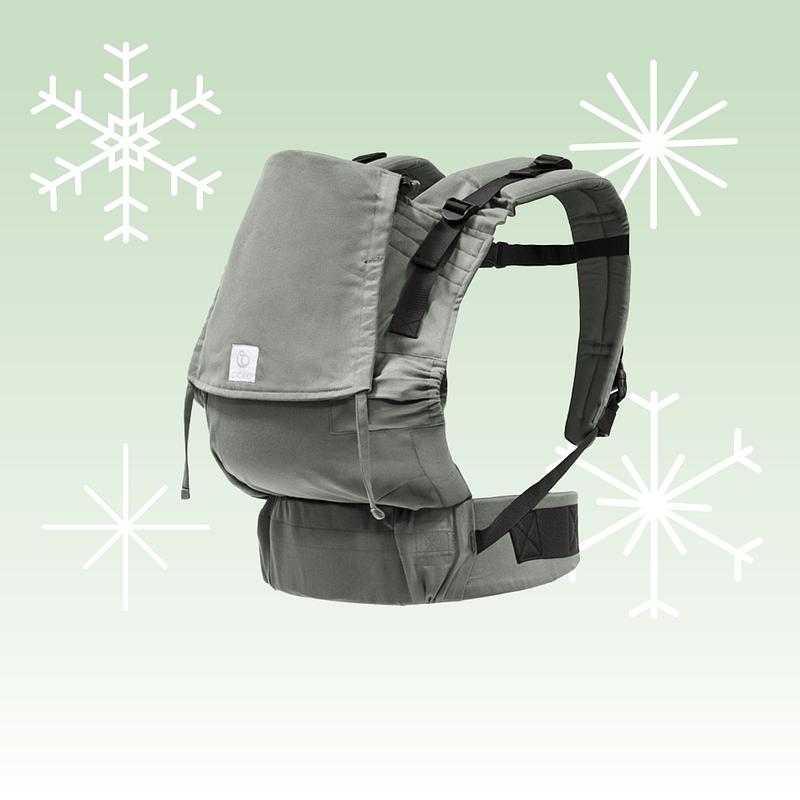 Limas carrier with holiday background.