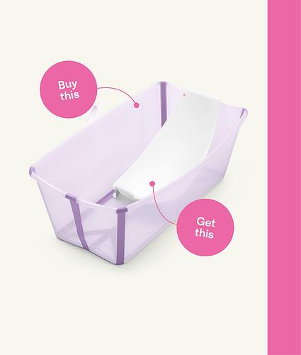 Flexibath Transparant Pink