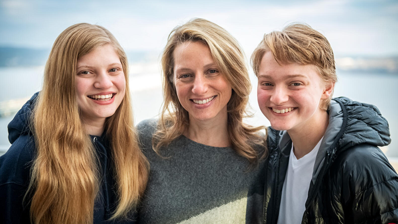 Dr. Levine with children