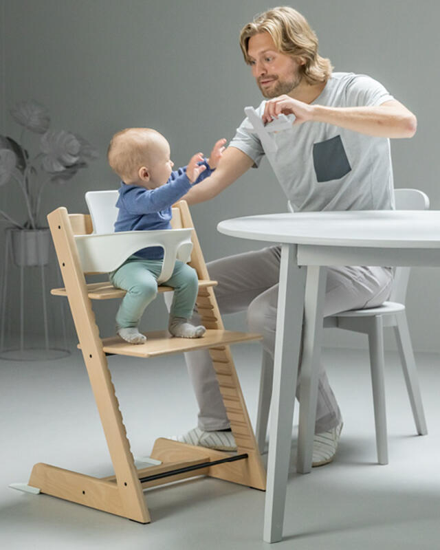  Stokke Bandeja, color blanco – Diseñado exclusivamente para  silla Tripp Trapp + Tripp Trapp Baby Set – Cómodo de usar y limpiar –  Fabricado con plástico libre de BPA – Adecuado