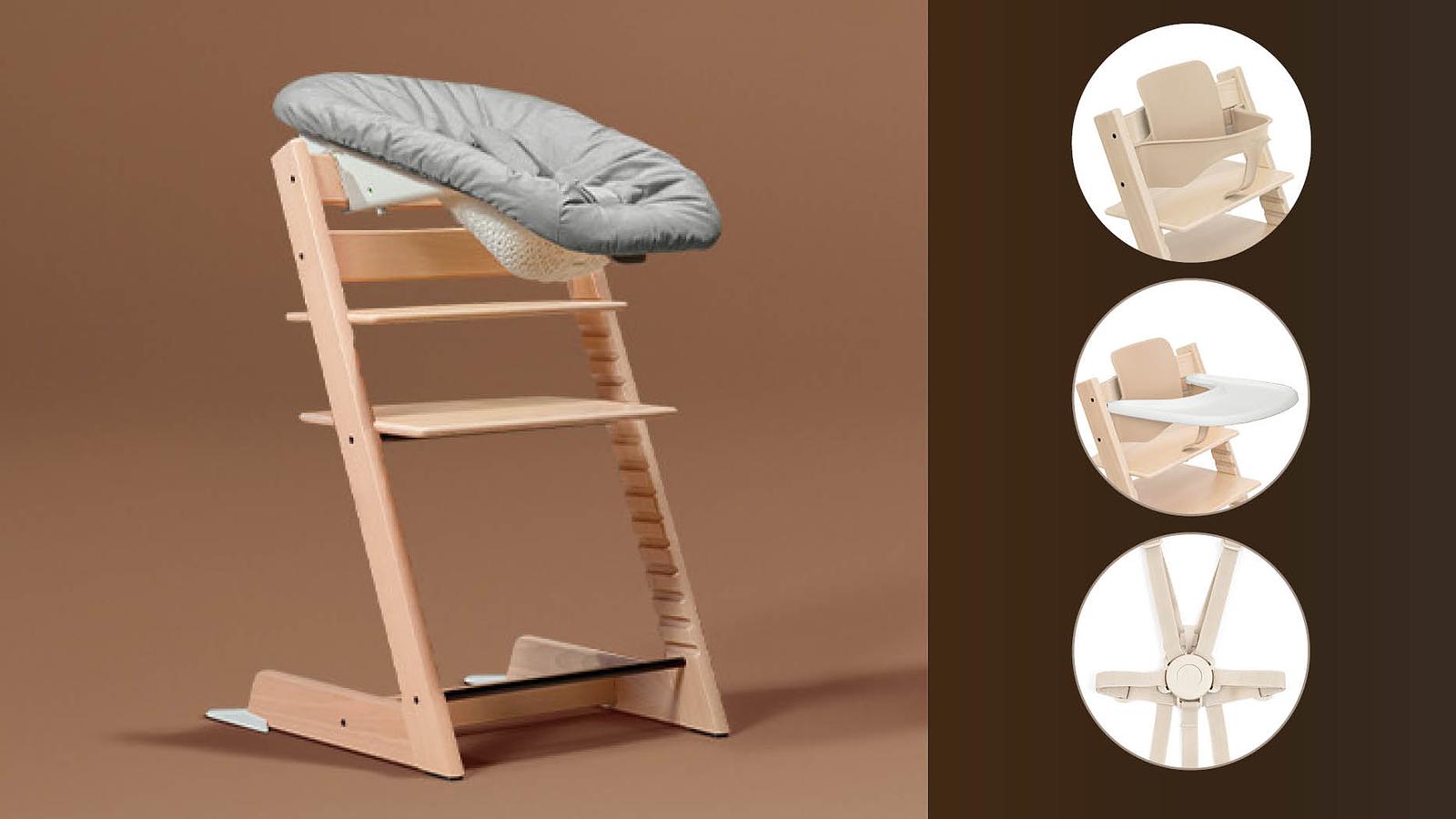 【新型No.6】ブラック ストッケ トリップトラップ　訳あり大特価品 Amazon | Stokke (ストッケ) トリップトラップ専用 ベビーセット
