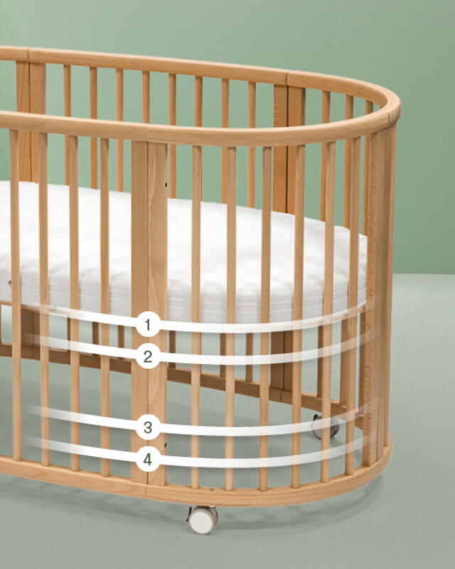 Convertible Baby Beds, Oval Cribs & Bedding Stokke® UK