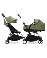 YOYO connect double stroller from 6 months with YOYO newborn stroller.