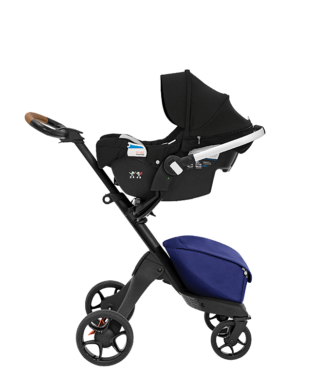 stroller and car seat